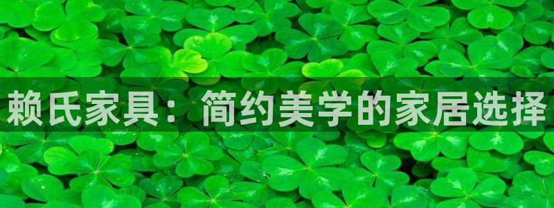 搜索 龙八国际：赖氏家具：简约美学的家居选择